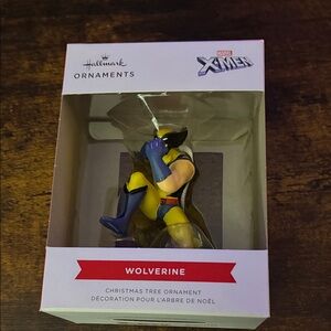 Hallmark Wolverine Ornament in Yellow and Blue